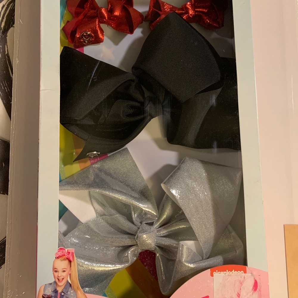 JoJo Siwa Signature Collection Bows 4 Pc New